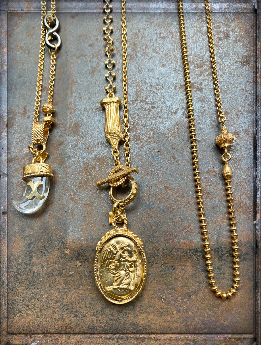 Gem Kingdom Ketten Anhänger Vergoldet Golden Heritage Kollektion