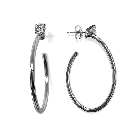 ULTIMA EDIZIONE | Creolen | Oval | Zirkonia