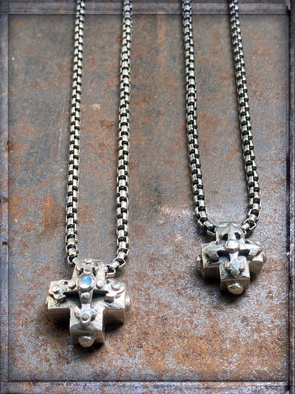 ELFCRAFT | Anhänger Kreuz | Pendant Greek Cross with Malteser Cross - Hole