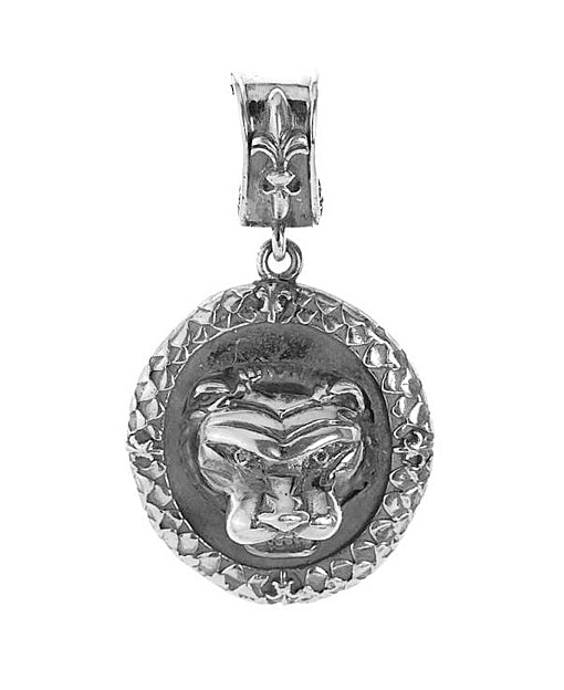 Elfcraft | Anhänger | Lion Coin L | Black Diamond Eyes