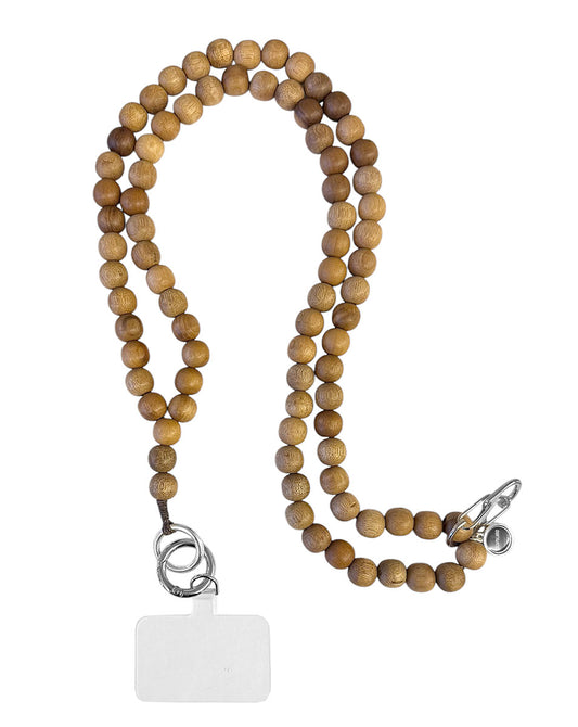 ESCAPULARIO | Schlüsselanhänger LANYARD | Handykette Medium | Natur