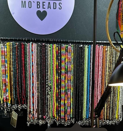 Escapulario Handyketten 130 cm Lang Holzperlen 12 mm Handmade MO'BEADS Varianten