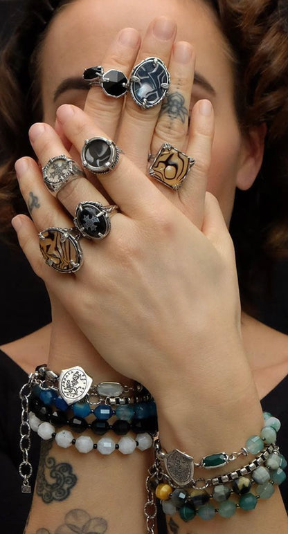 GEM KINGDOM | Armband | TALISMAN | Abraxas | Dreamy Tigereye | Yellow