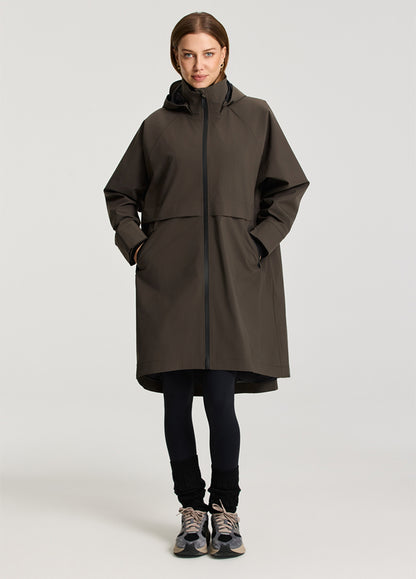 Deblon Sports | Mantel | Romy Raincoat | Dusk Brown