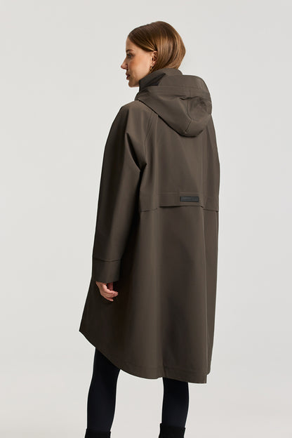 Deblon Sports | Mantel | Romy Raincoat | Dusk Brown