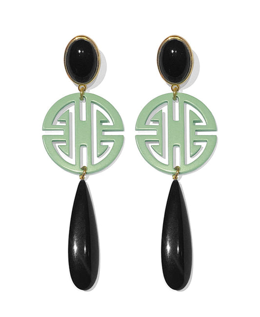 Justwin | Ohrringe Statement | Art-Deco
