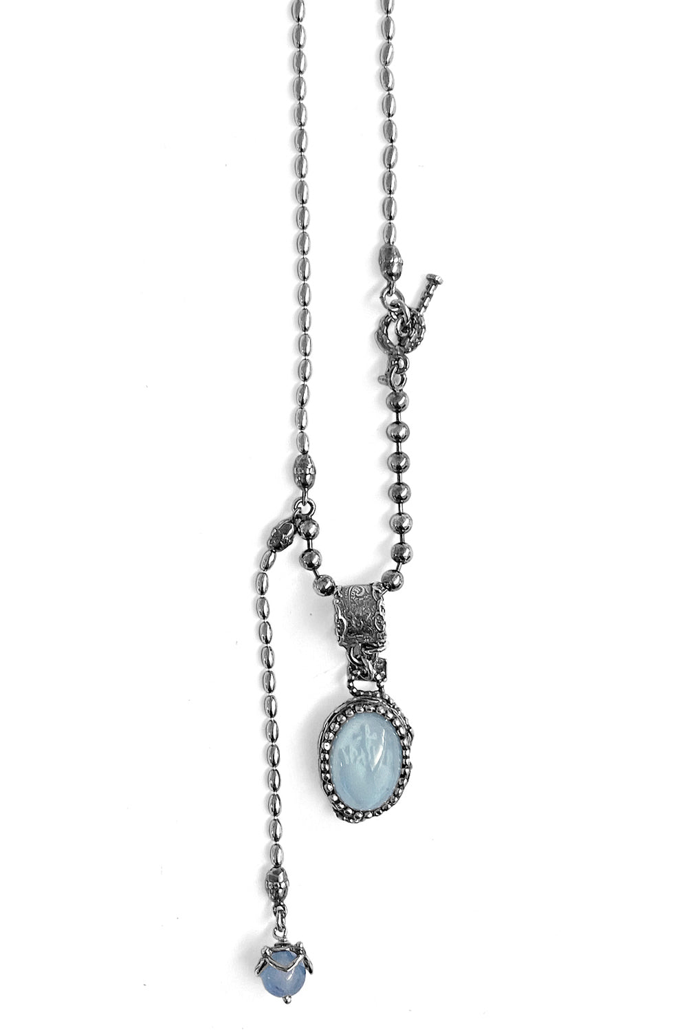 GEM KINGDOM | Kette | Burning Heart | Aqua