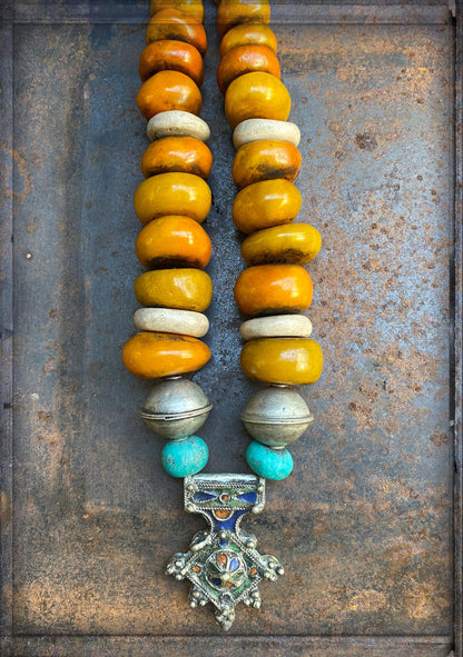 Kette | Wüstenbernstein | Unikat