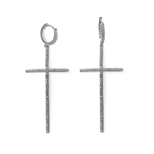 Ohrringe Sterling Silber | Kreuz