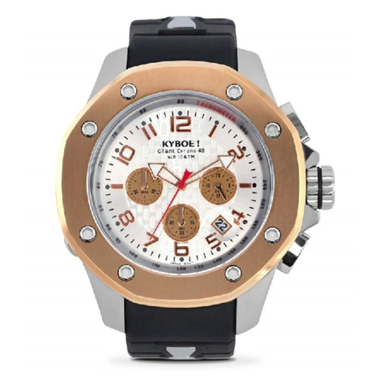 KYBOE | Chrono Master 55 | Silver Rosé
