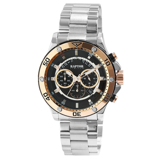 Raptor Chronograph Majid Rosé Edelstahlarmband