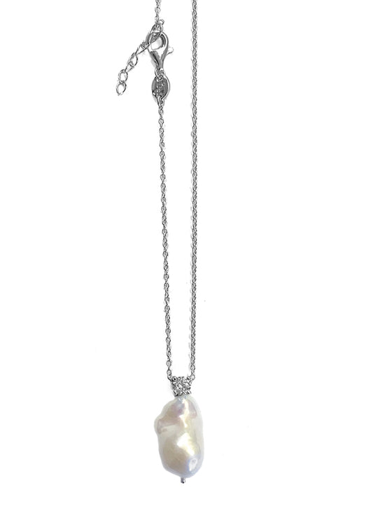 ULTIMA EDIZIONE | Kette | Barockperle | Zirkonia