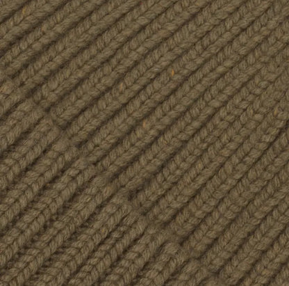 UNIO Strickmütze Lumi X Green Ash Merinowolle Cashmere Unisex Nachhaltig Fair Produziert X-Patch Schwarz Detail