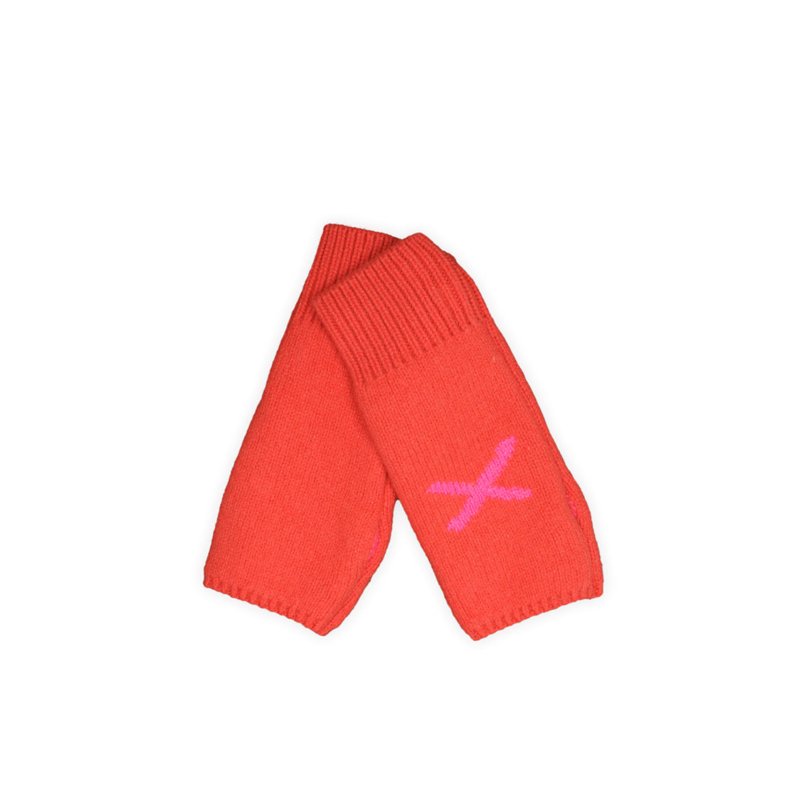 UNIO Stulpe Orange X-Patch Pink Merinowolle Nachhaltig Fair Produziert