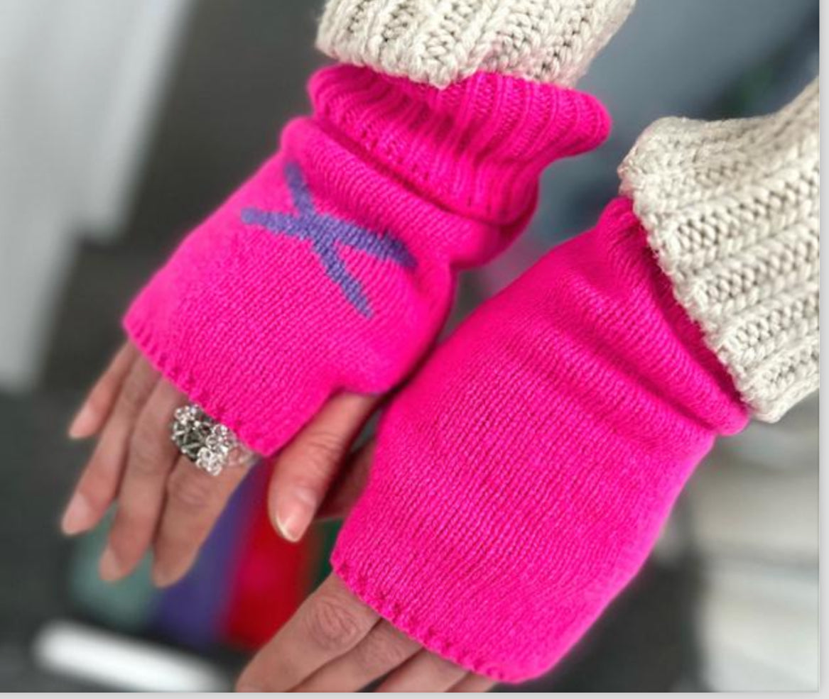 UNIO Stulpe Pink X-Patch Merinowolle Nachhaltig Fair Produziert