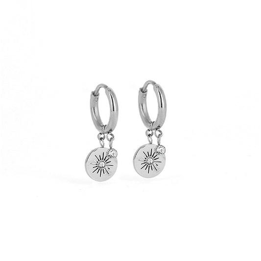 ZAG BIJOUX | Creolen | Small | Sun & Stone