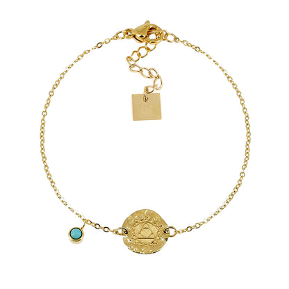 ZAG BIJOUX | Armband | Chakra Vishuddah | Turquoise
