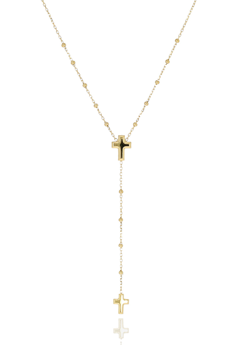 ZAG BIJOUX | Y-Kette Celestia | 2 Crosses