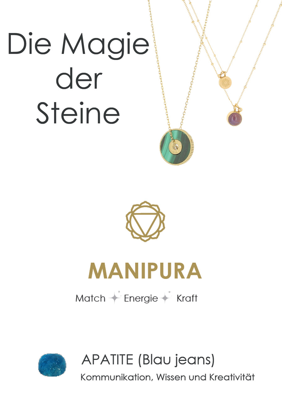 ZAG BIJOUX | Creolen | Small | Chakra Manipura | Apatite