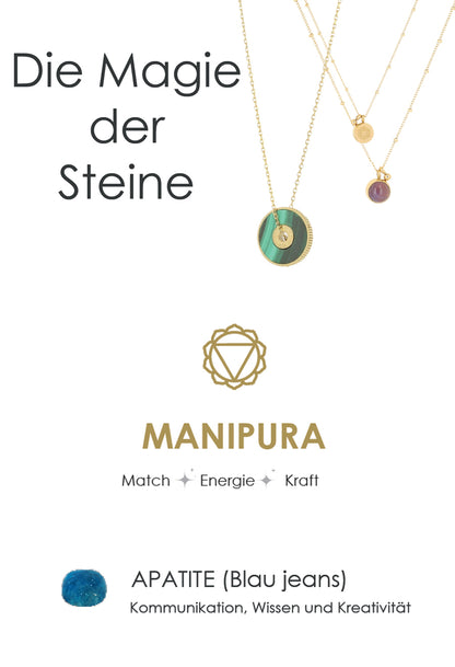 ZAG BIJOUX | Creolen | Small | Chakra Manipura | Apatite