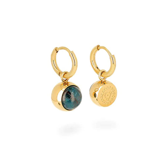 ZAG BIJOUX | Creolen | Small | Chakra Manipura | Apatite