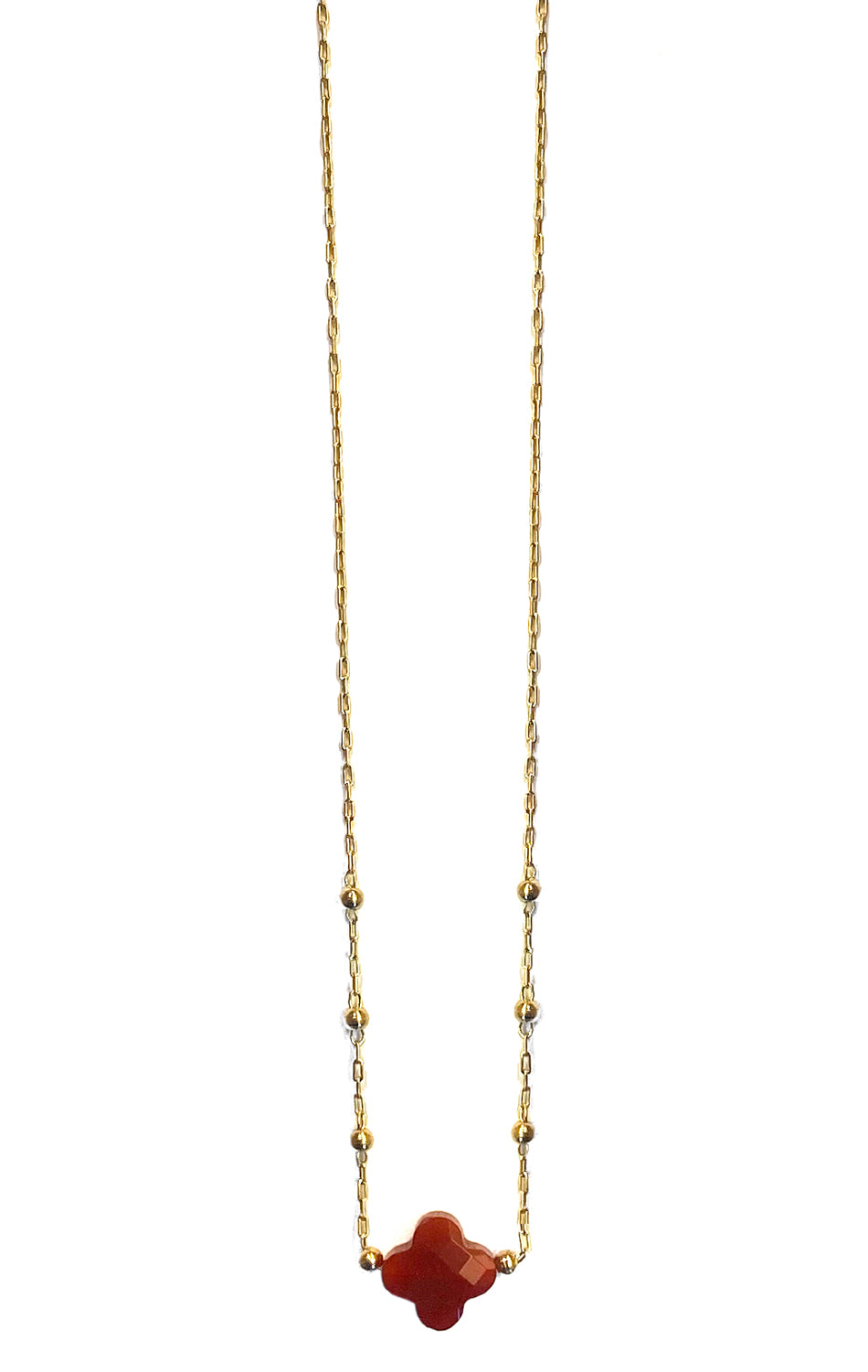 ZAG BIJOUX | Kette | Cleef | African Turquoise | Amazonite | Carneol