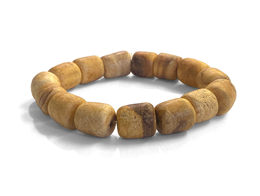 Armband Palo Santo Holz Eckig Dehnbar