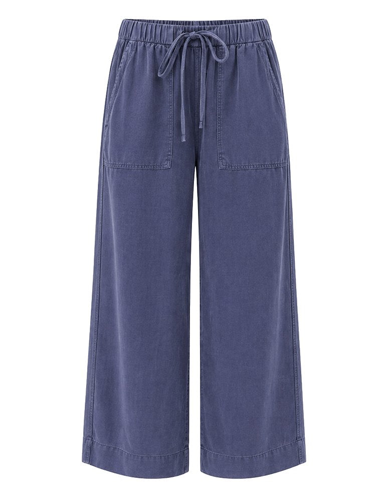 Bella Dahl Hose Lyocell Navy Vorderseite