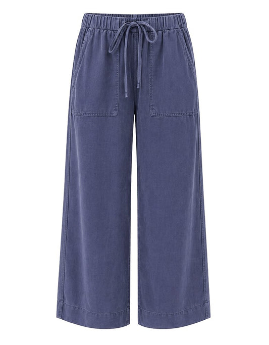 Bella Dahl Hose Lyocell Navy Vorderseite