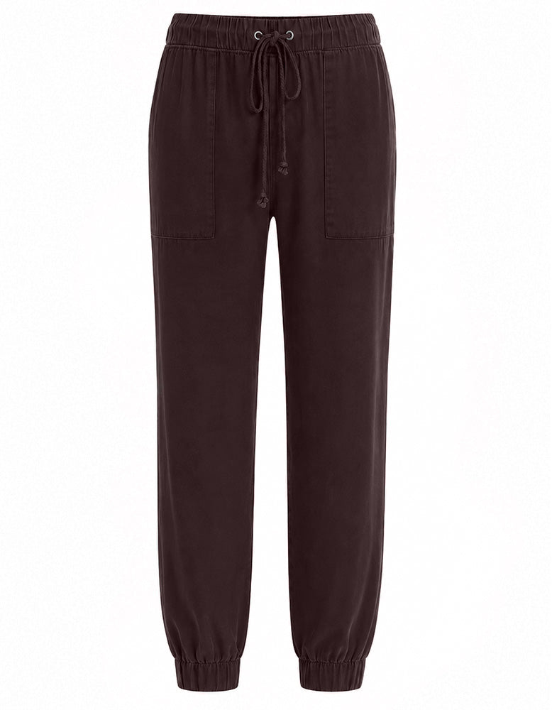 Bella Dahl Hose Pocket Jogger Soft Touch TENCEL™ Mix Chestnut Brown Braun