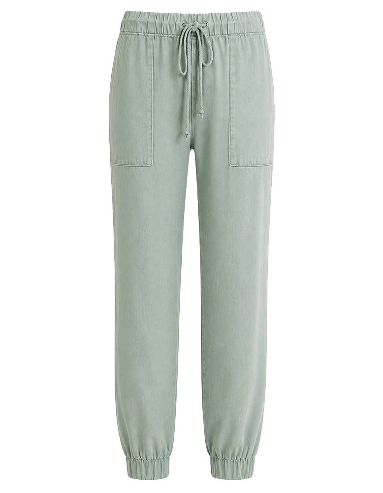 Bella Dahl Denim Hose Pocket Jogger Chelsea Olive Grove Vorderseite