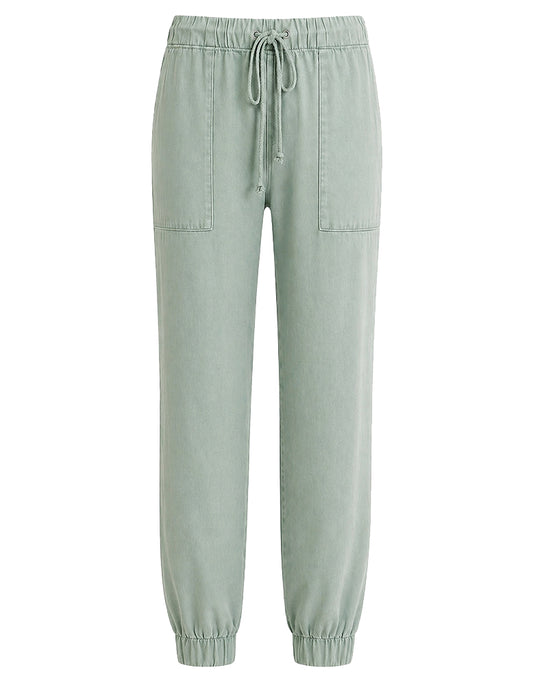 Bella Dahl Denim Hose Pocket Jogger Chelsea Olive Grove Vorderseite
