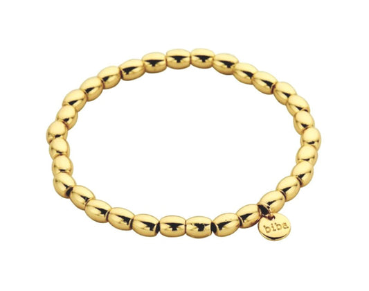 Biba Armband Vergoldet Elypsen Dehnbar