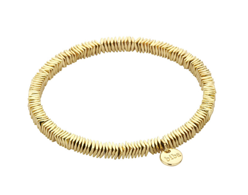 Biba Armband Flat Vergoldet Dehnbar