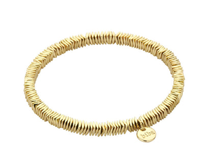 Biba Armband Flat Vergoldet Dehnbar