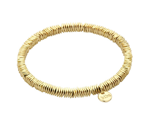 Biba Armband Flat Vergoldet Dehnbar