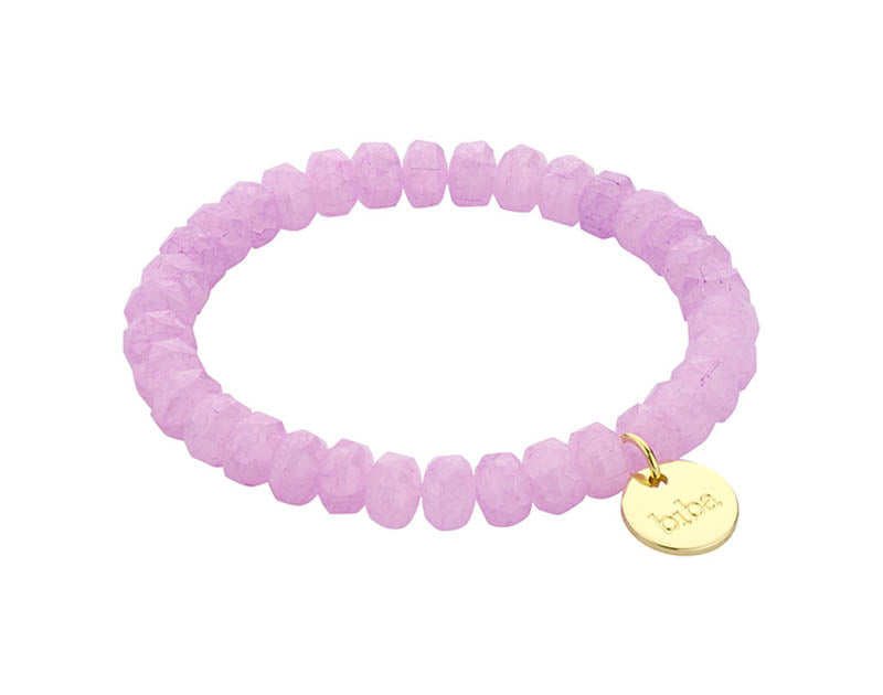 Biba Armband Kristallperlen Facettiert Lavendel