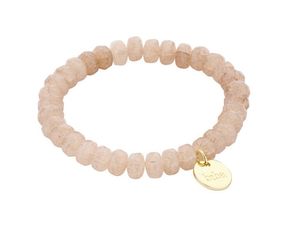 Biba Armband Kristallperlen Facettiert Nude