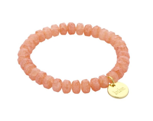 Biba Armband Kristallperlen Facettiert Orange