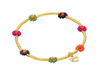 Biba Armband Flowers Blumen Perlenblüten Multicolor