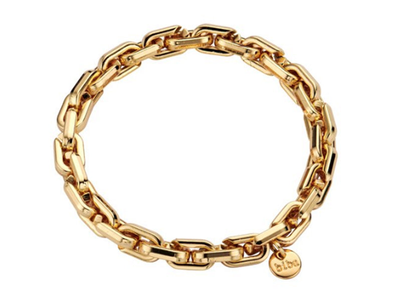 Biba Gliederarmband Gold Plattiert Dehnbar