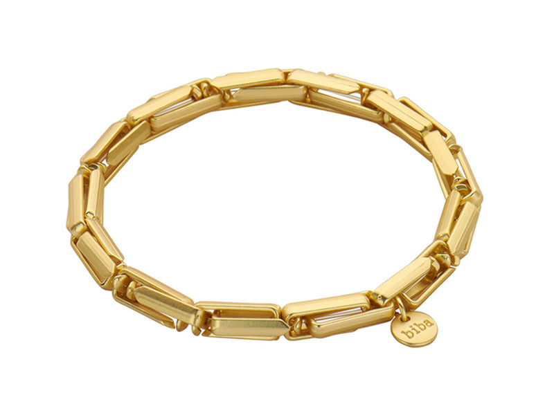 Biba Armband Trend Vergoldet Matt Dehnbar