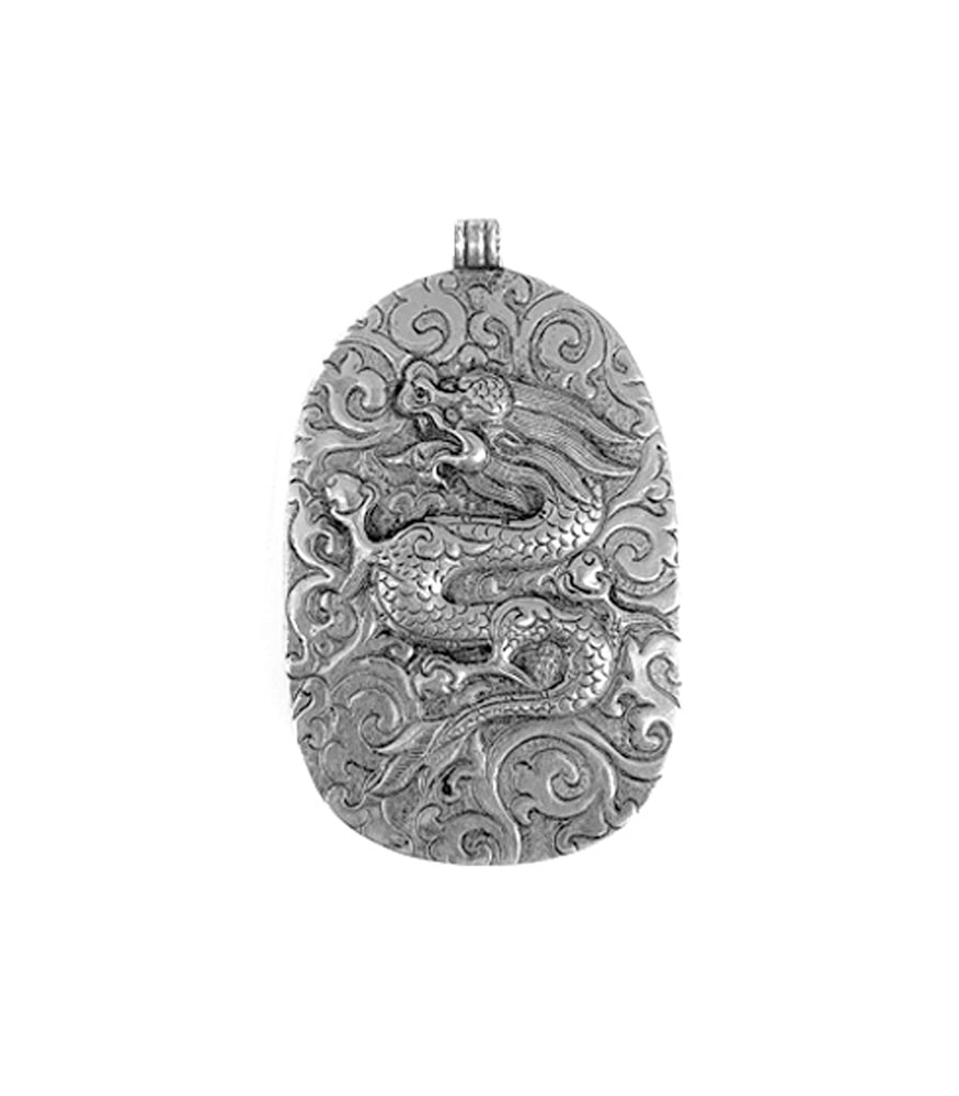 Anhänger Ethno Chinesischer Drache Sterling Silber Unikat