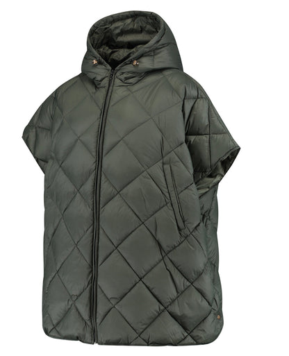 Deblon Sports Oversize Cape Kapuze Catrice Croco Oliv