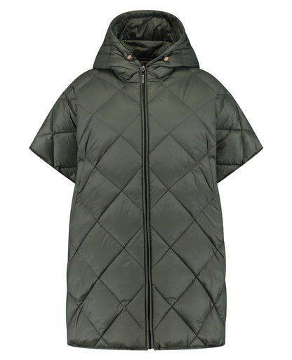 Deblon Sports Oversize Cape Kapuze Catrice Croco Olivgrün