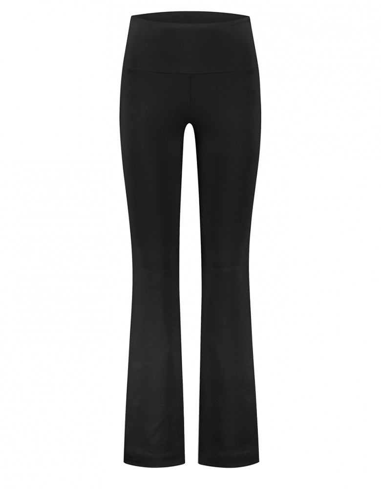 Deblon Sports | Celine X-Flared Cropped Leggings | Black