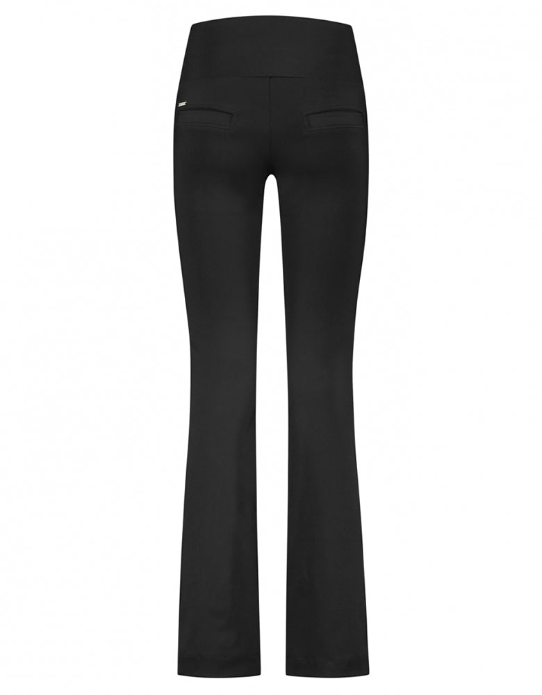 Deblon Sports Lifting Leggings Celine Flared Schwarz Hoher Bund Slim-Fit Ausgestelltes Bein Rückseite