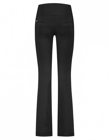 Deblon Sports Lifting Leggings Celine Flared Schwarz Hoher Bund Slim-Fit Ausgestelltes Bein Rückseite