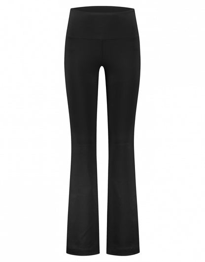 Deblon Sports Lifting Leggings Celine Flared Schwarz Hoher Bund Slim-Fit Ausgestelltes Bein
