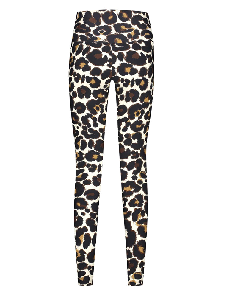 Deblon Sports Lifting Leggings Celine Leopard Hoher Bund Slim-Fit Rückseite